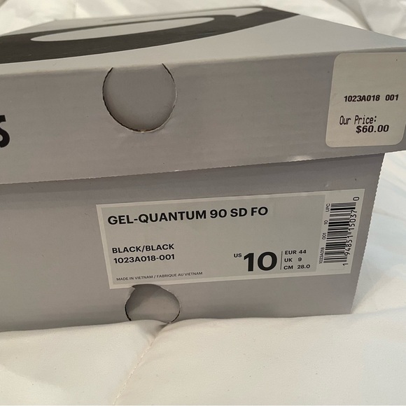 Asics Quantum 90 Gel Sandals Mens 10 Black Shoes NEW in BOX Christmas Gift! main image 6